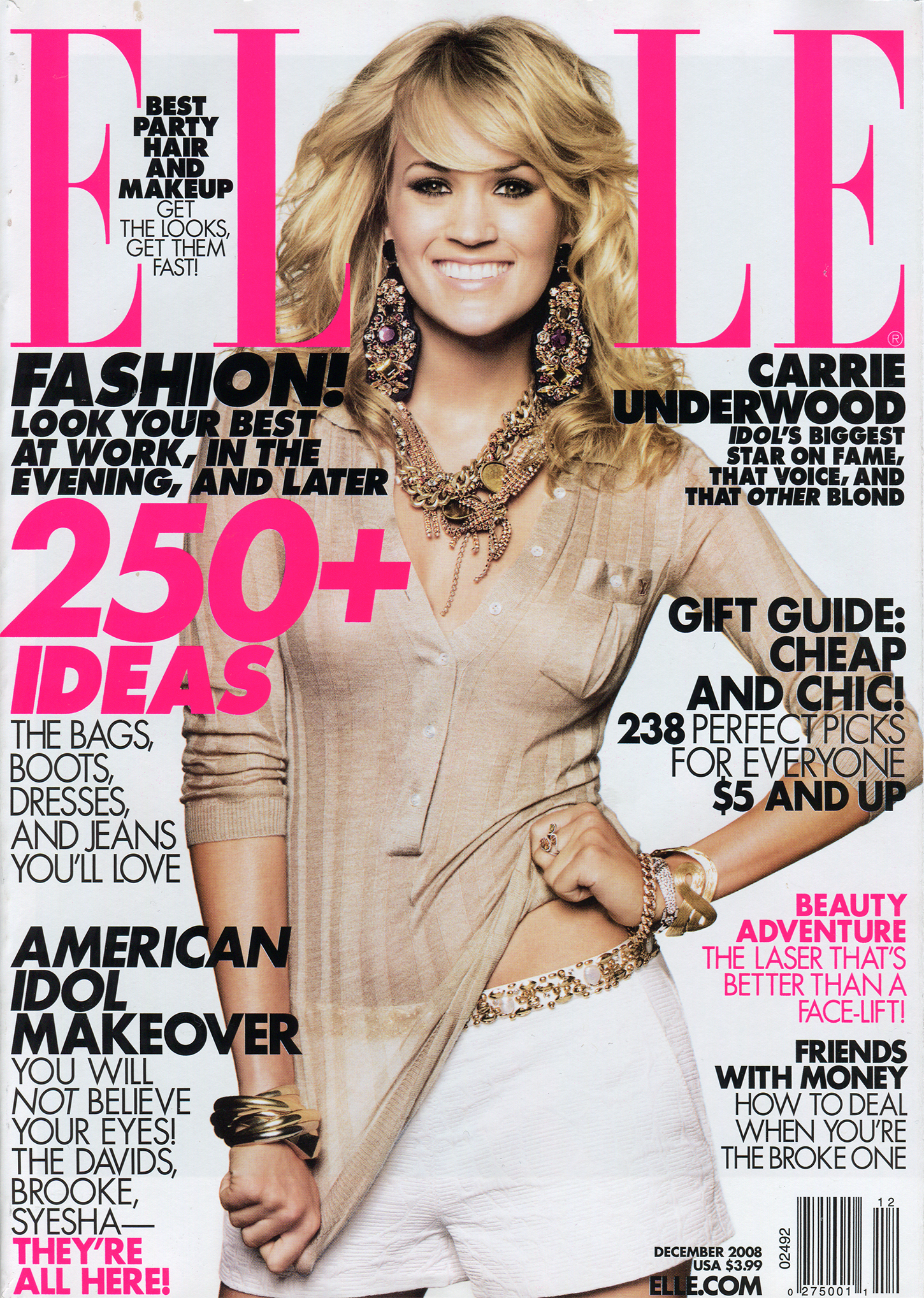 Elle Magazine December 2008