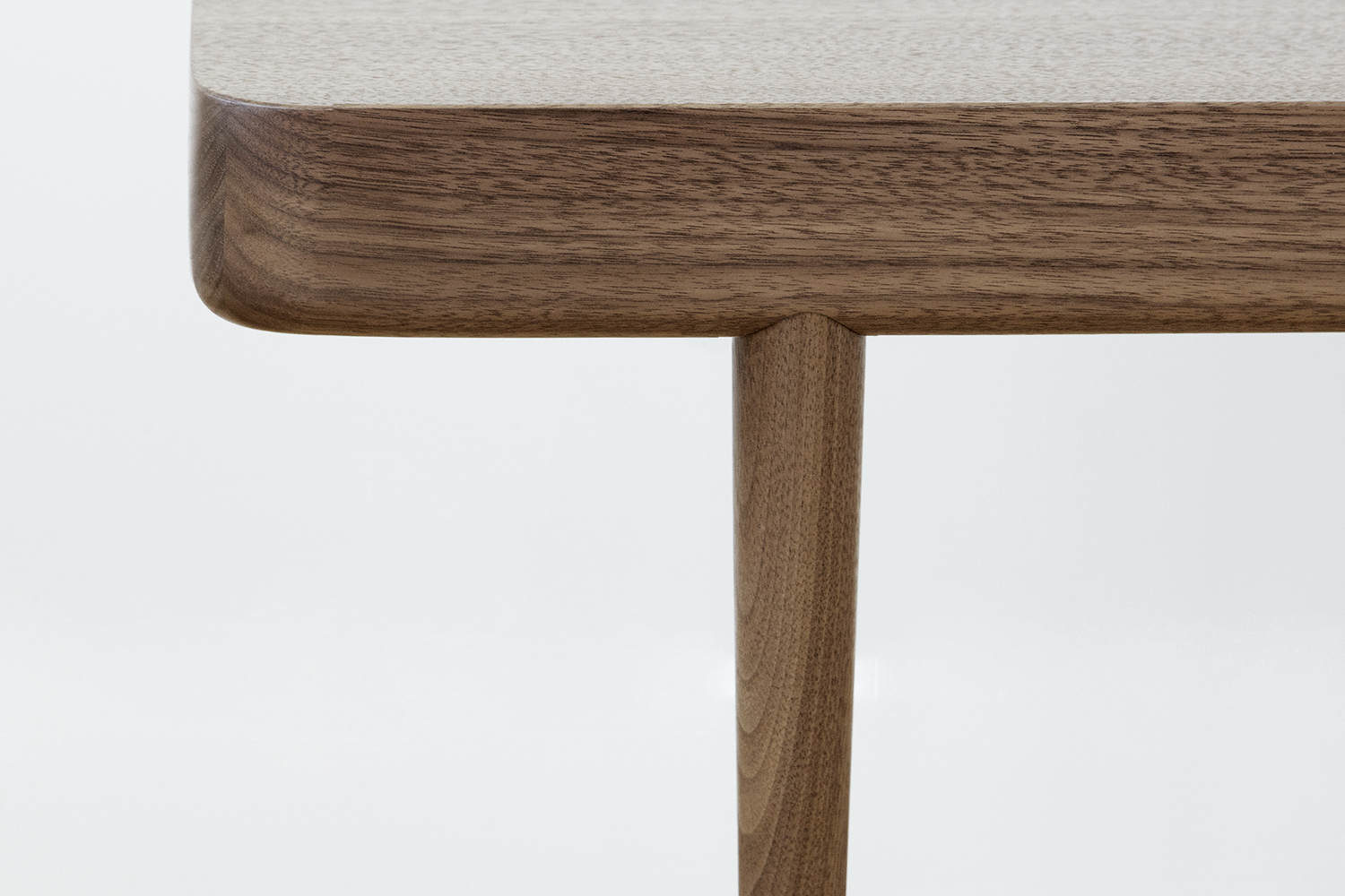 Union Nightstands in Solid Walnut with Felt Lined Drawer