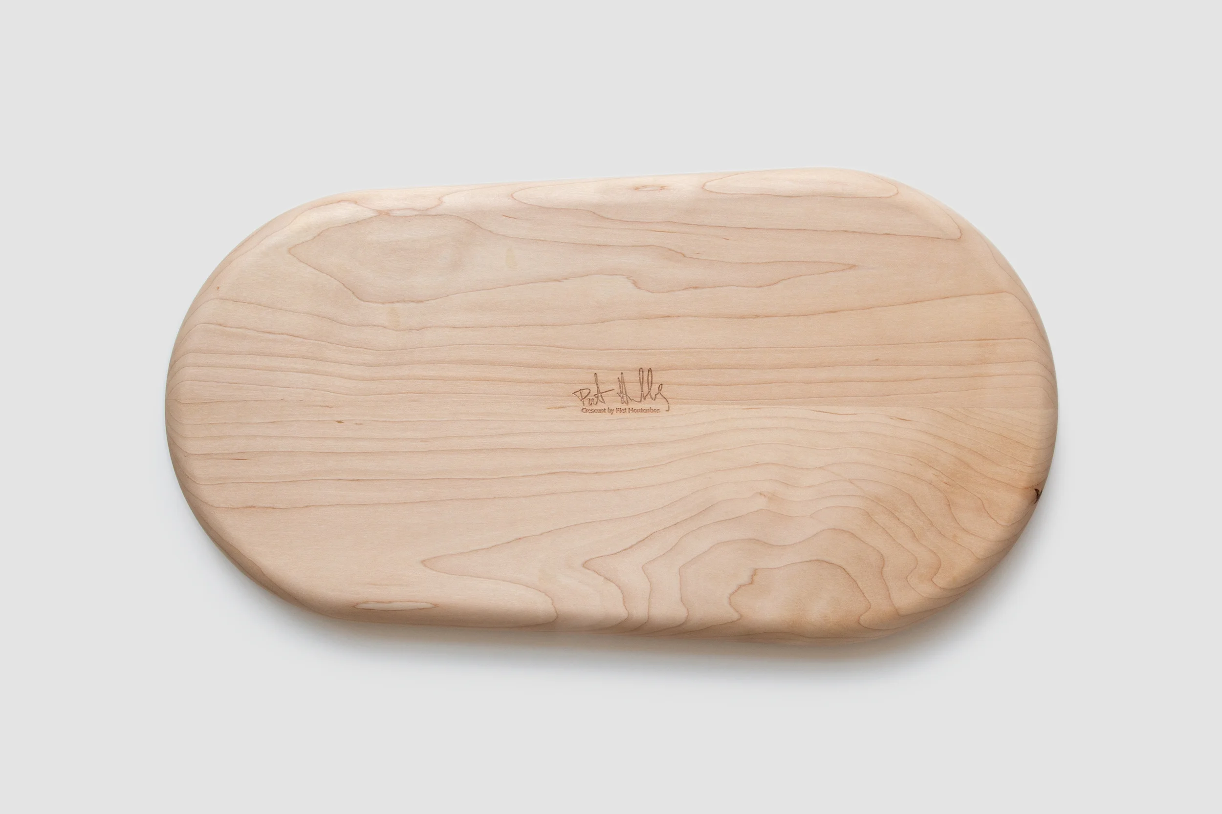 Crescent Carving Board, Cutting Board and Serving Tray Designed by Piet Houtenbos