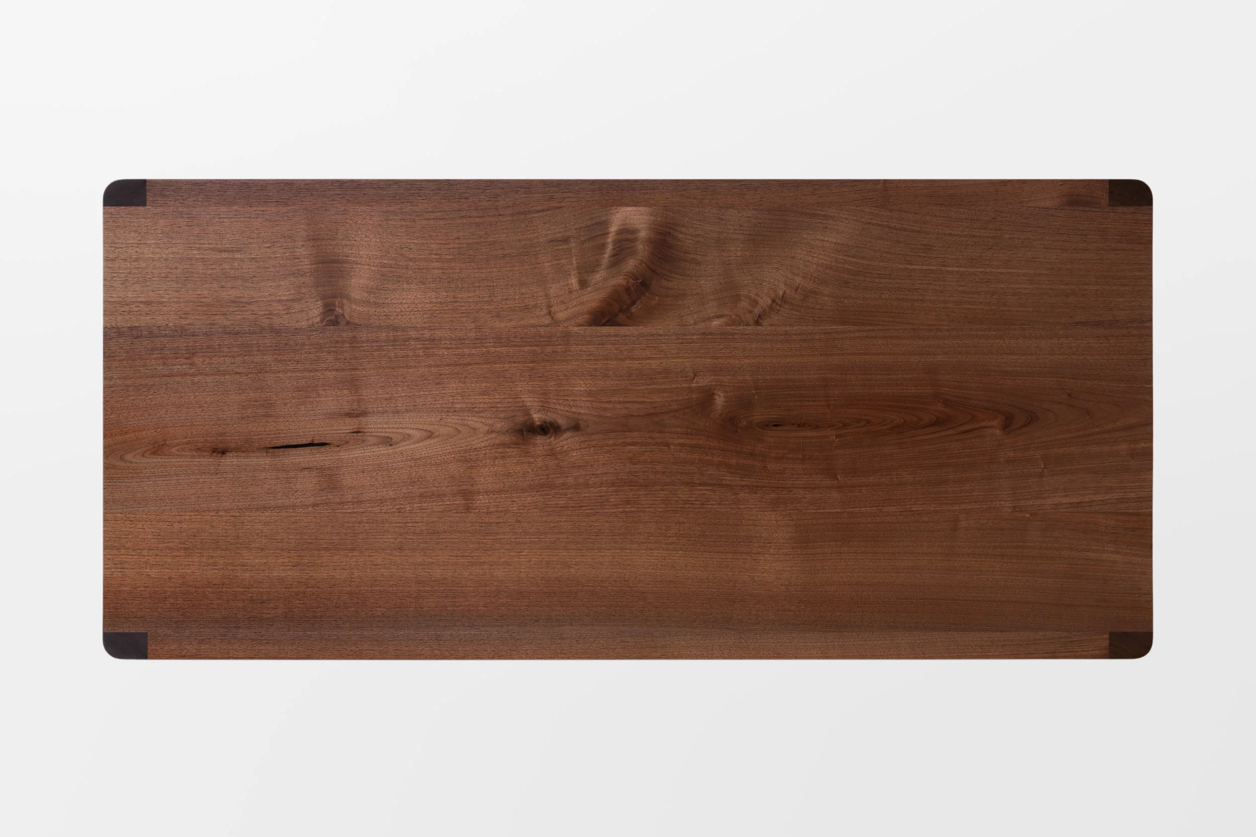 Fina Writing Desk in Solid Walnut by Piet Houtenbos