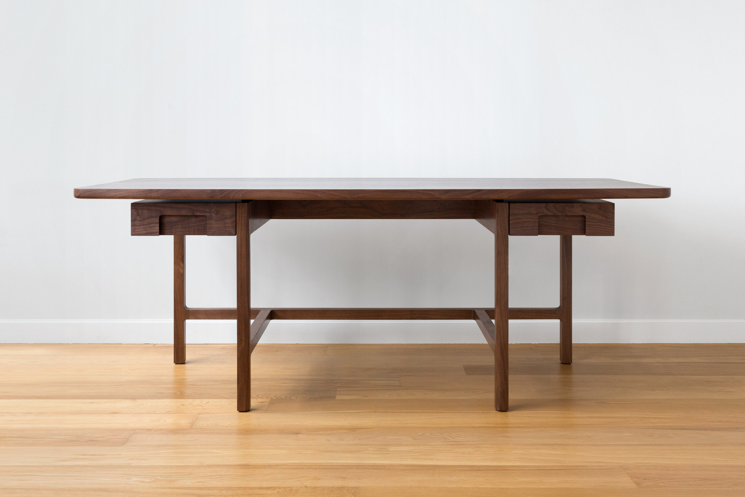 Asa Captains Desk in Walnut by Piet Houtenbos