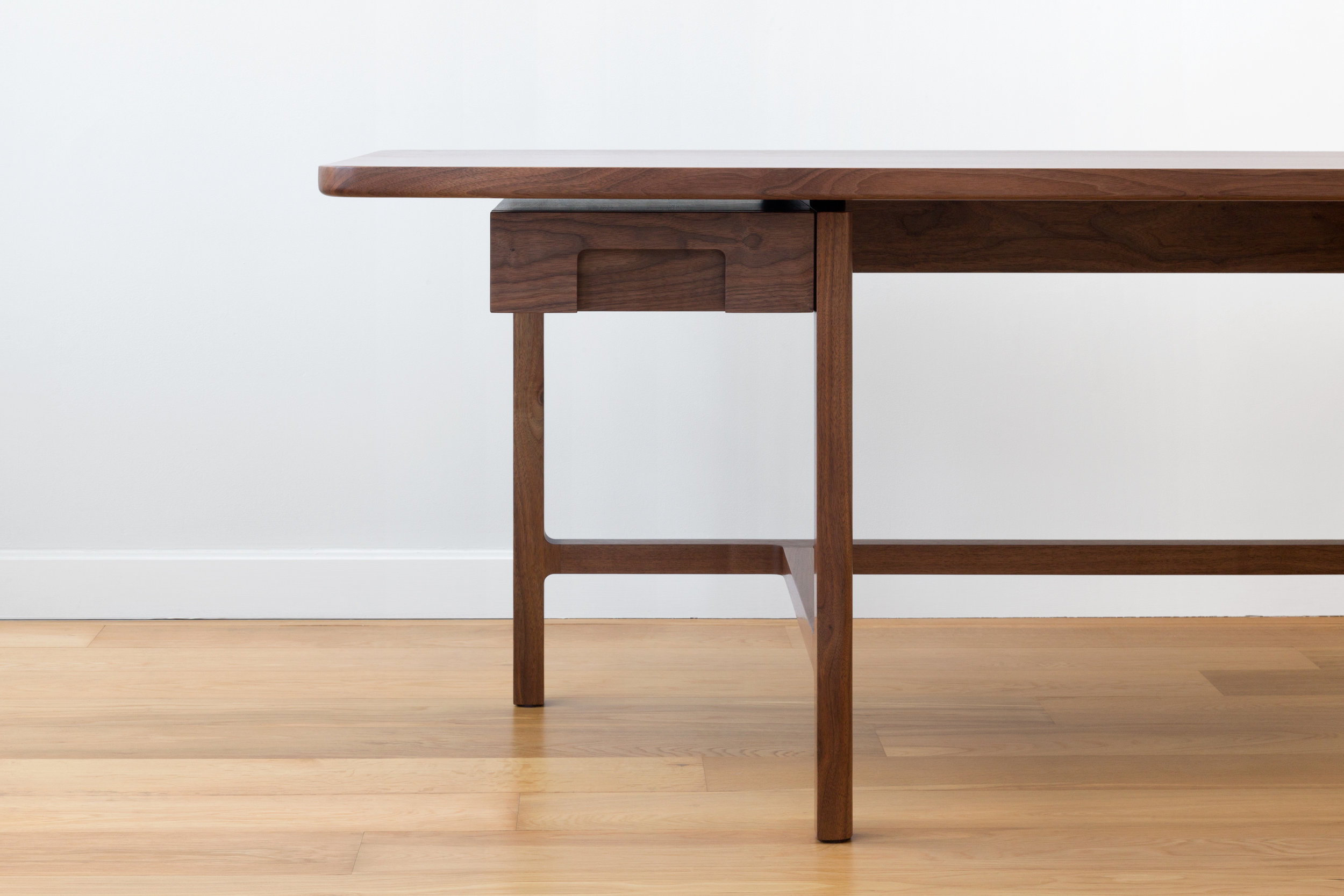 Asa Captains Desk in Walnut by Piet Houtenbos