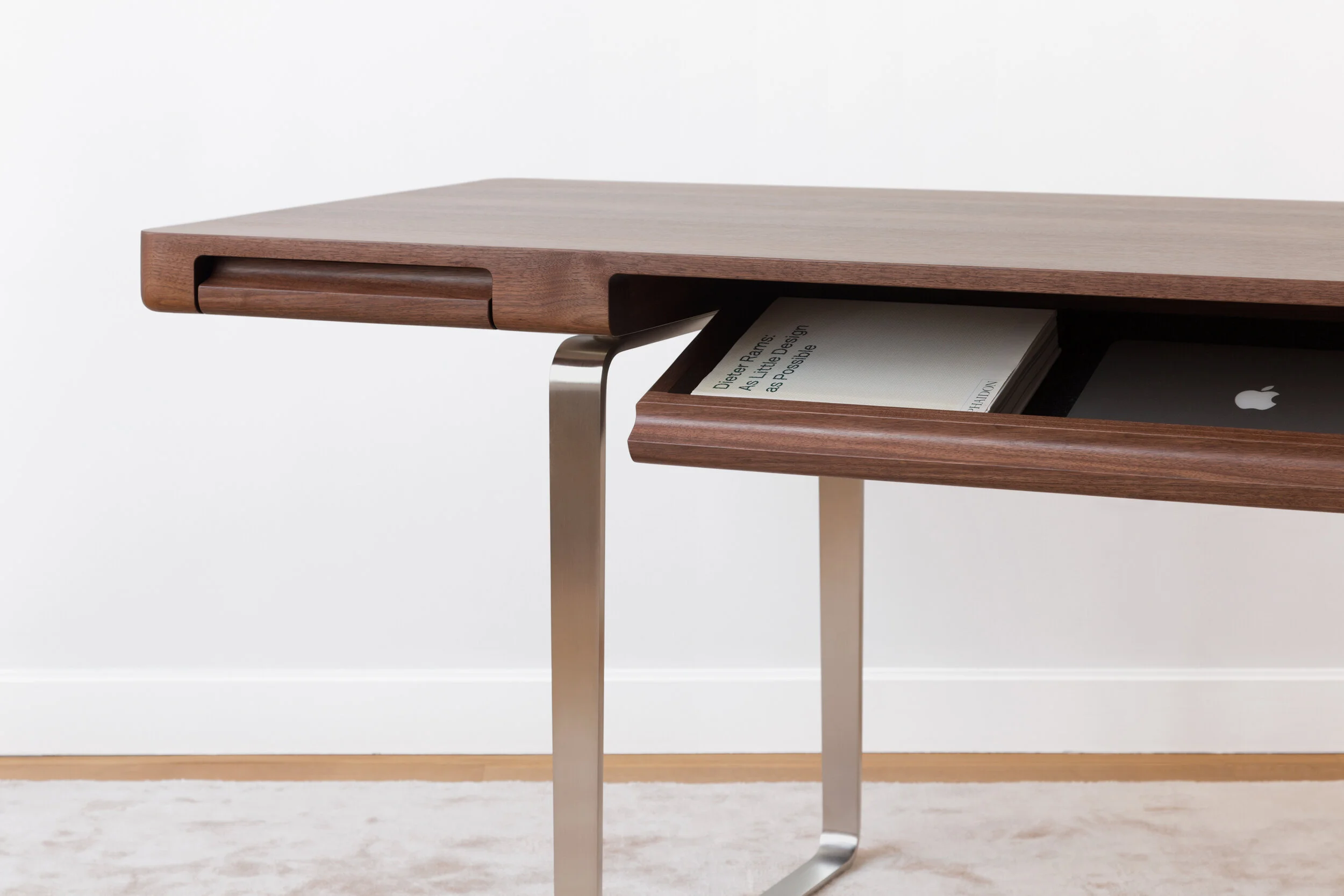 Arnon Home Office Executive Desk in Walnut