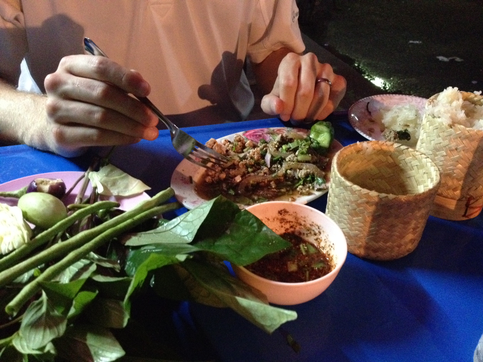 Our first street food experience