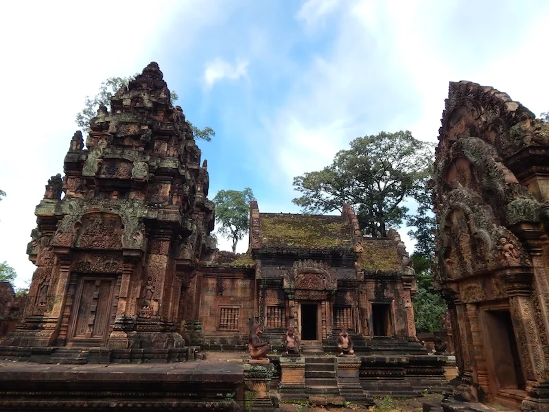 This was probably our favorite of Ankor's temples, so here are a few more pictures of this incredibly detailed and beautiful structure