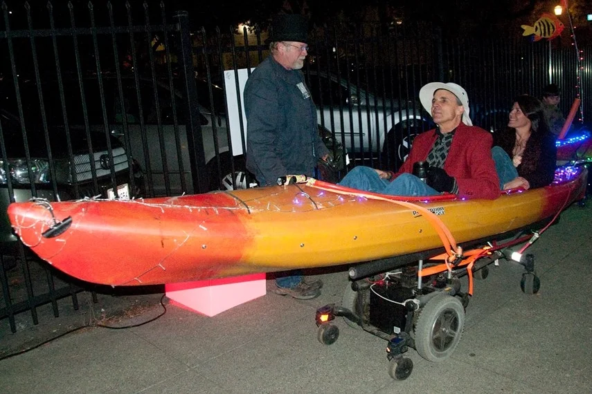 Motorized Kayak Parade