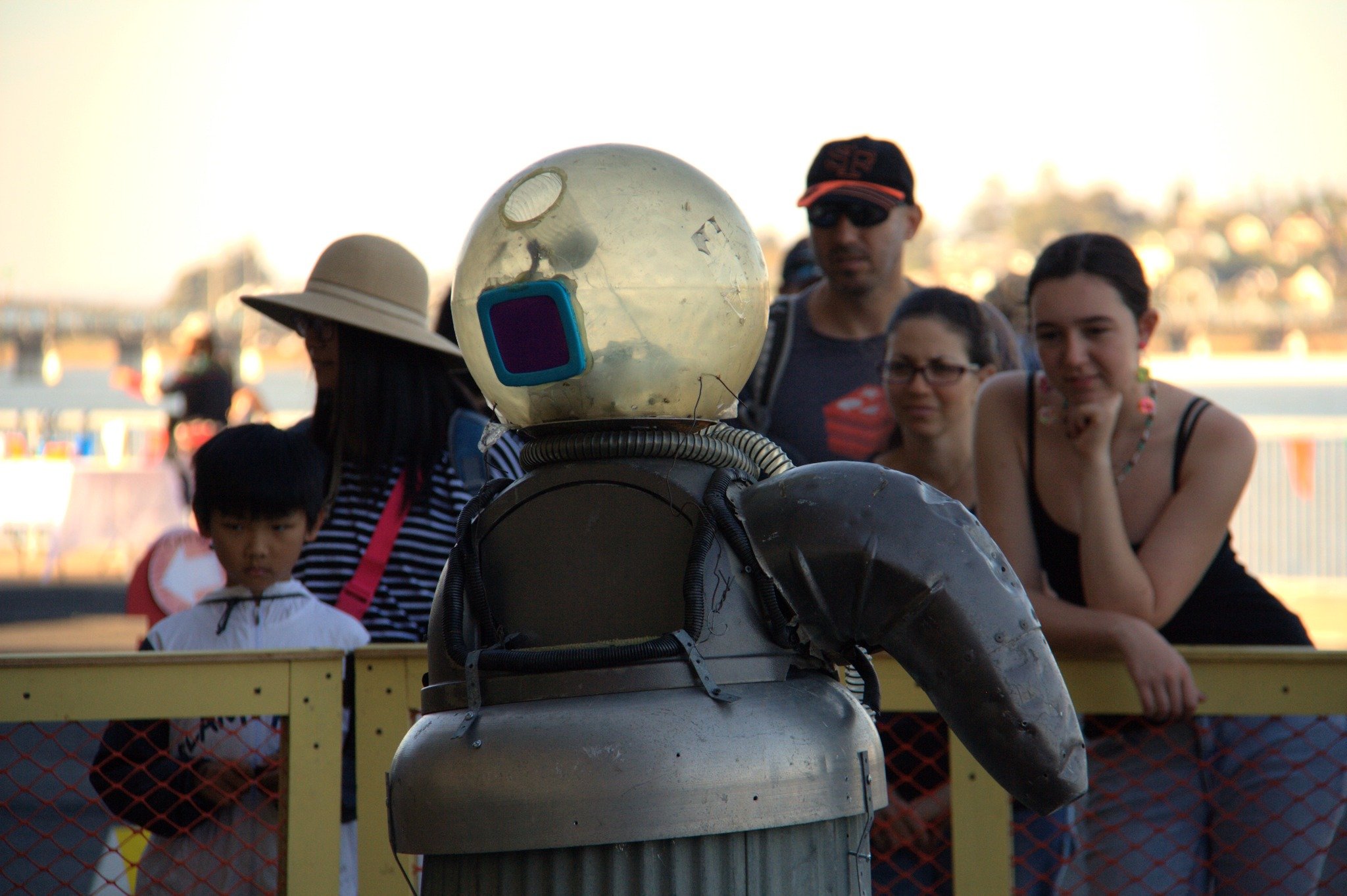 Robot clear dome crowd.jpg