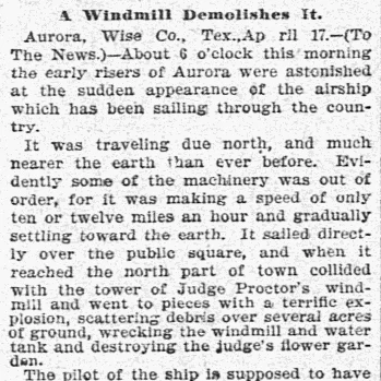 The Aurora Incident