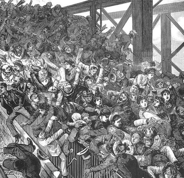 Stampede on the Brooklyn Bridge