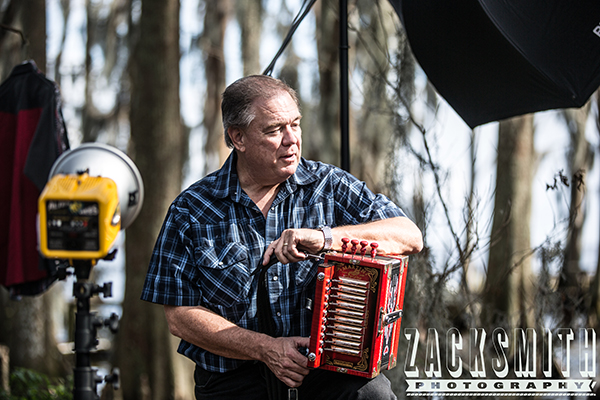 After setting up our Paul C. Buff White Alien Bee for a fill and our 60" octabox with a White Lightning 1600, we did a few exposure tests and then we were ready to shoot with Bruce!