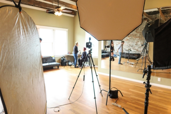 Yes we do bring out all the gear for just a head shot! Curving & Carving Light! ©Zack Smith