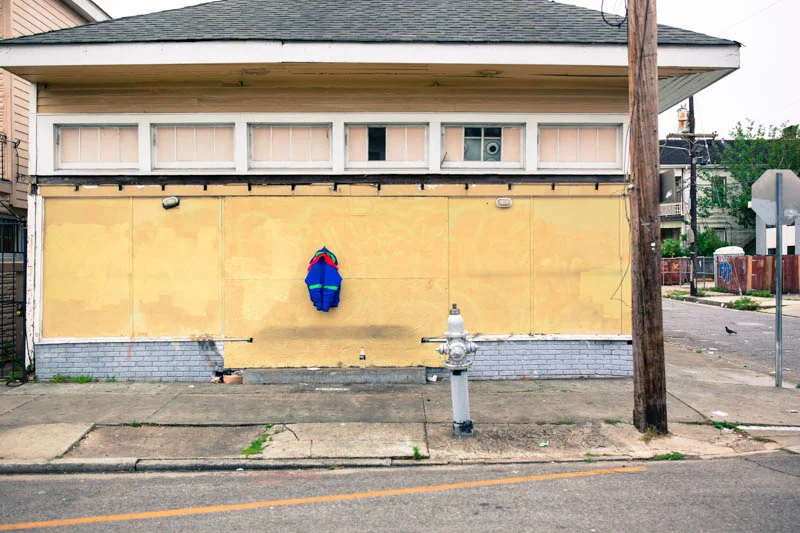 Zack Smith Photography New Orleans ruins brick house street urban