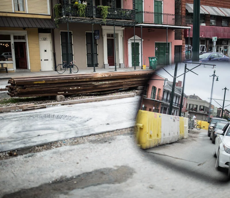 Zack Smith Photography New Orleans Rear view mirror car street