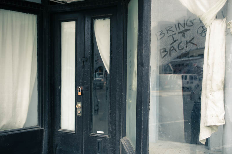 Zack Smith Photography New Orleans Old Shop Closed Dusty Window