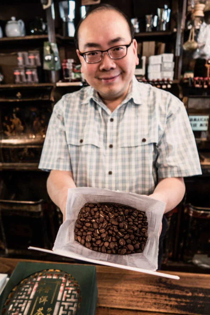 Zack Smith Photography New York City McNulty's Coffee Beans Happy Person