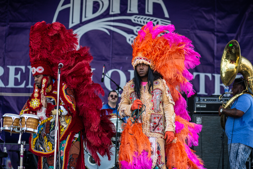 Cha Wa perform at the Abita Stage at French Quarter Fest. ©Zack Smith Photography