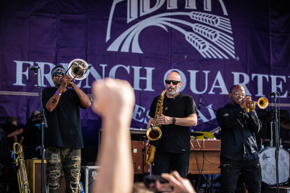 Galactic closes out the Abita Stage during their first appearance at French Quarter Fest! ©Zack Smith Photography