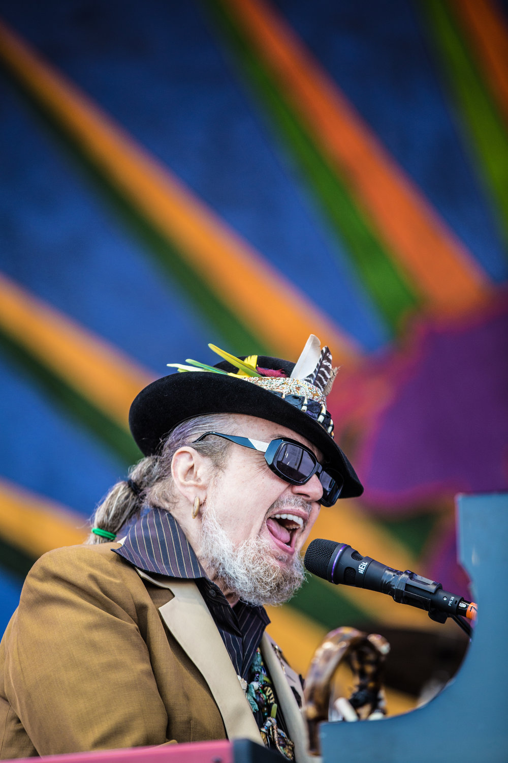 Dr. John performs at the 2009 Jazz and Heritage Festival. ©Zack Smith Photography