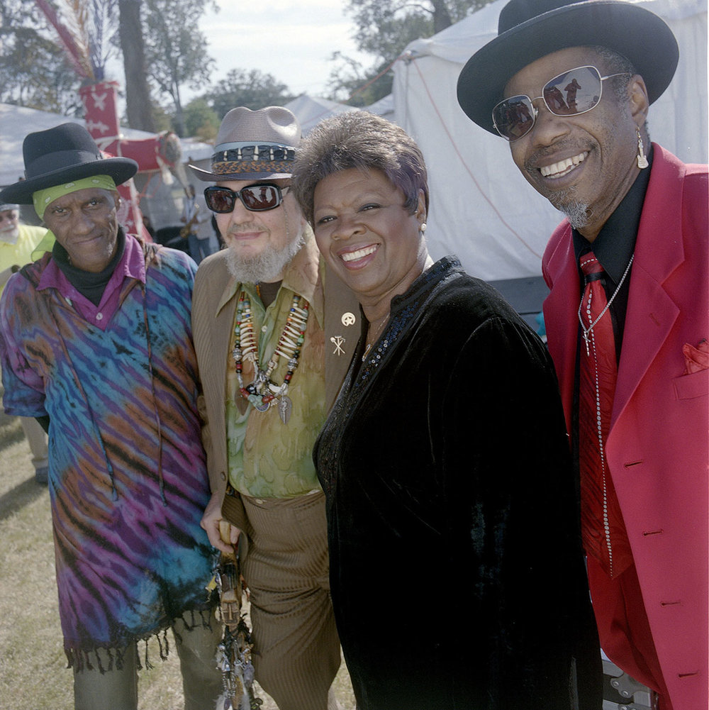 Cyril, Mac, Irma, and Walter. ©2011 Zack Smith Photography backstage at Voodoo Fest 2011.