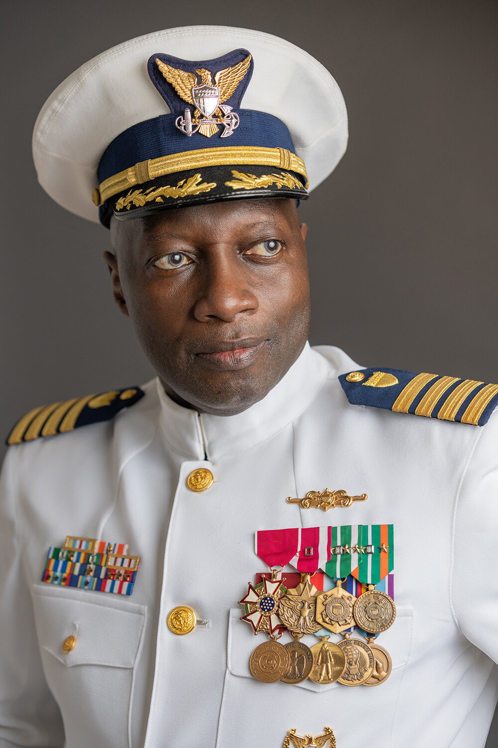 Captain Kenneth Ivery, US Coast Guard. Shot at Zack Smith Photography Studio.