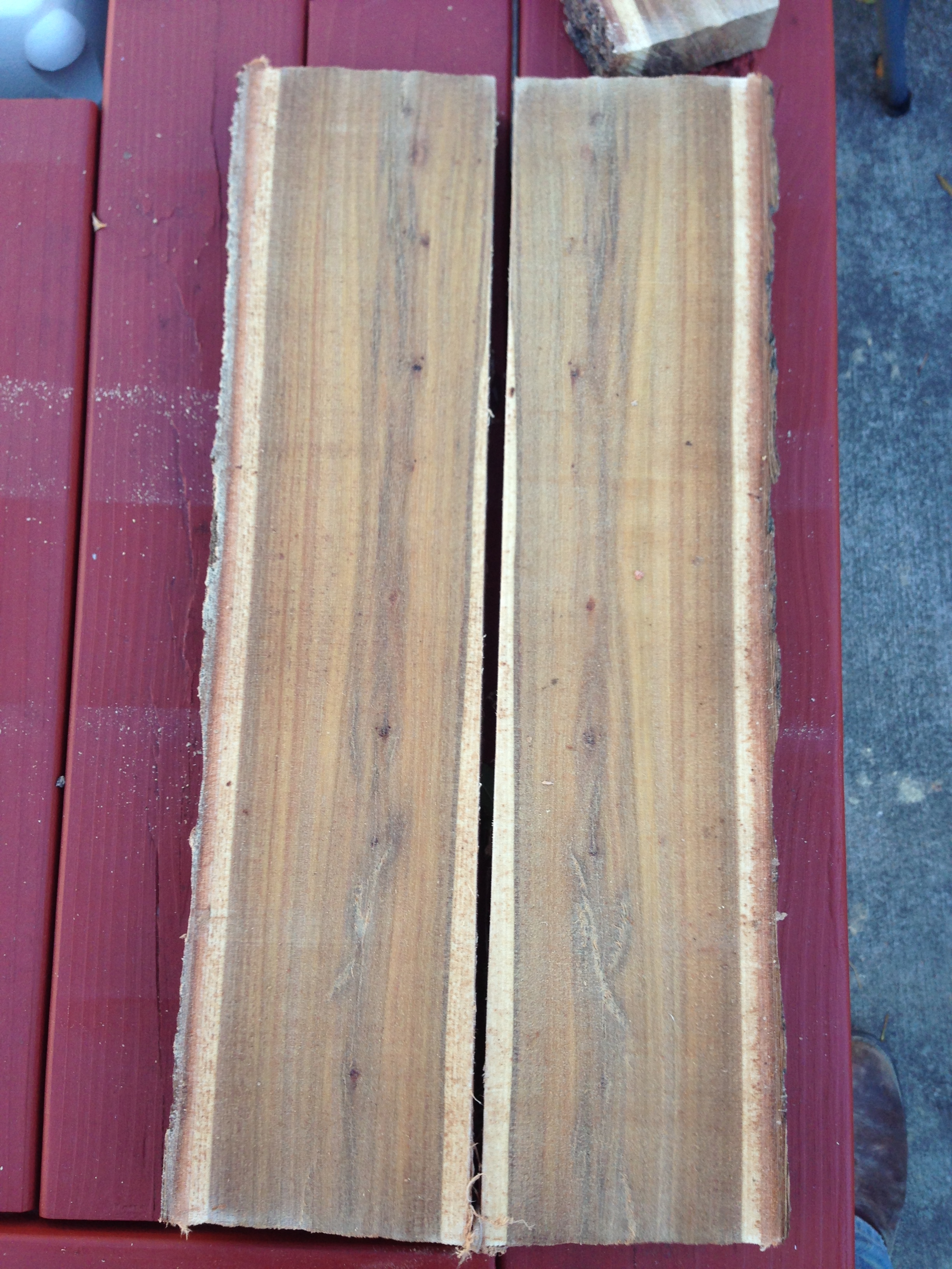 Bookmatched Pieces