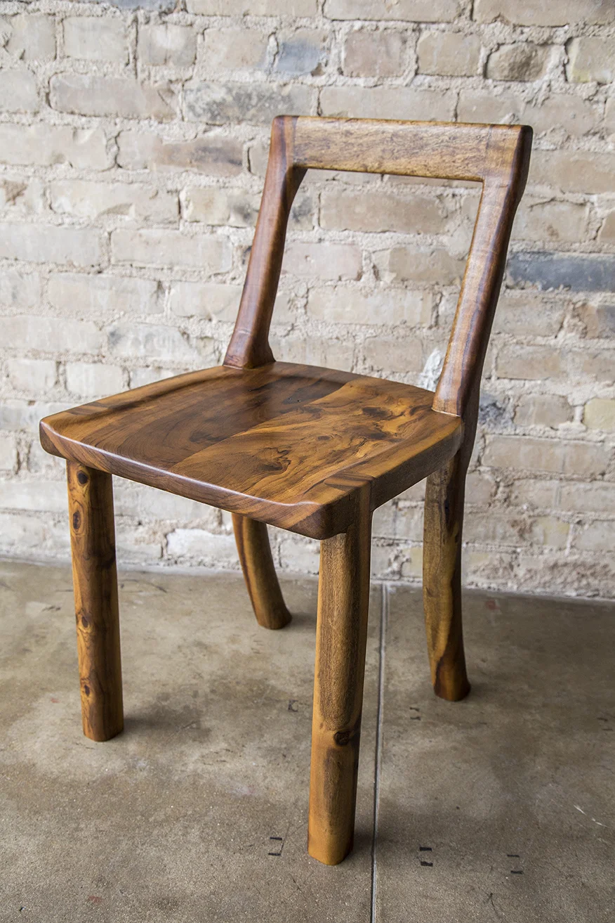 Sculpted Low Back Chair