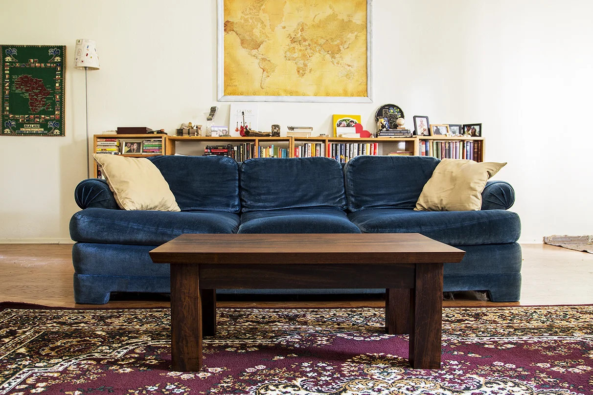 Modern Beveled Edge Coffee Table