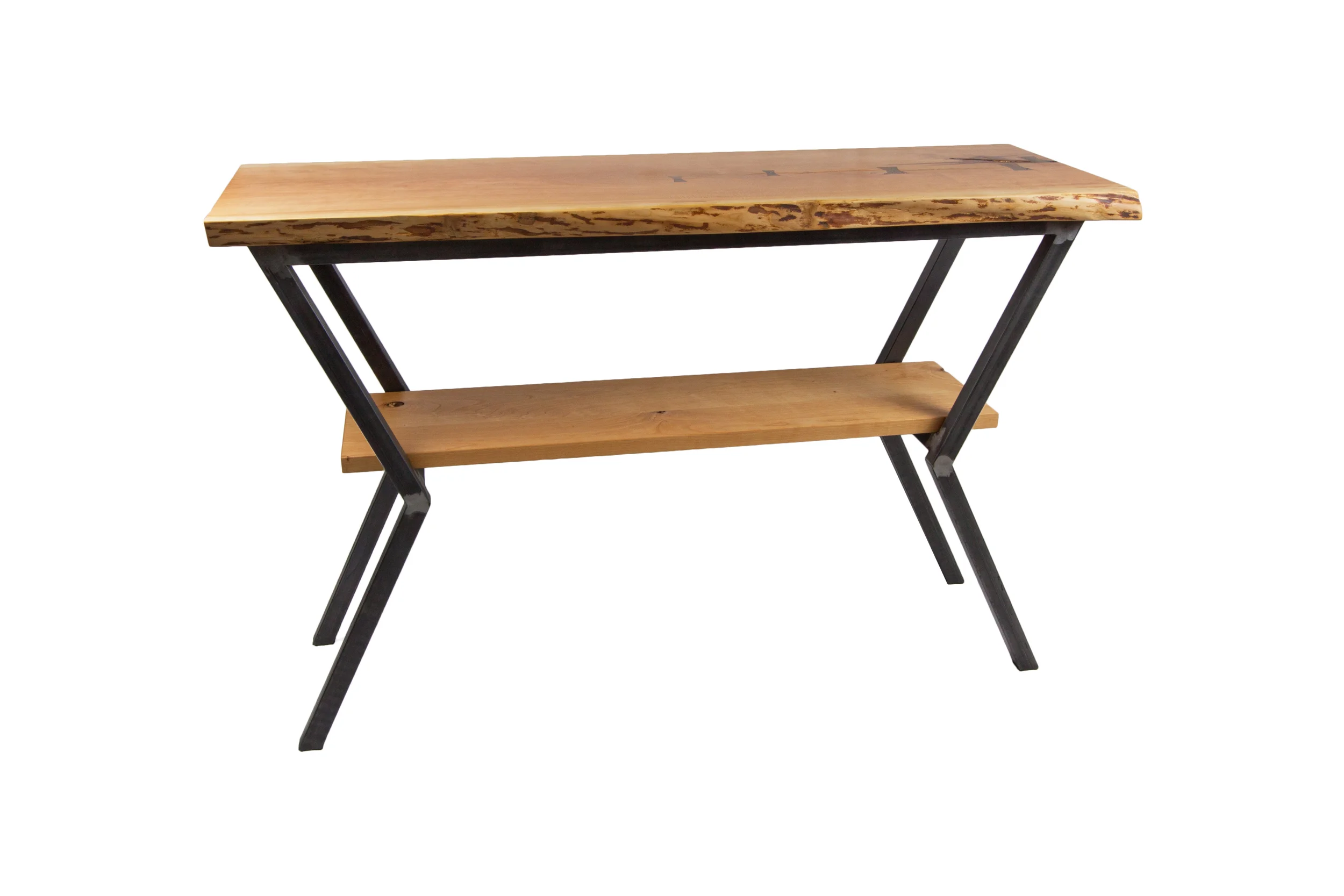 Live Edge Cherry Console Table