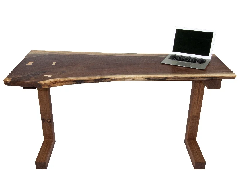 Live Edge Walnut Desk with cantilever base