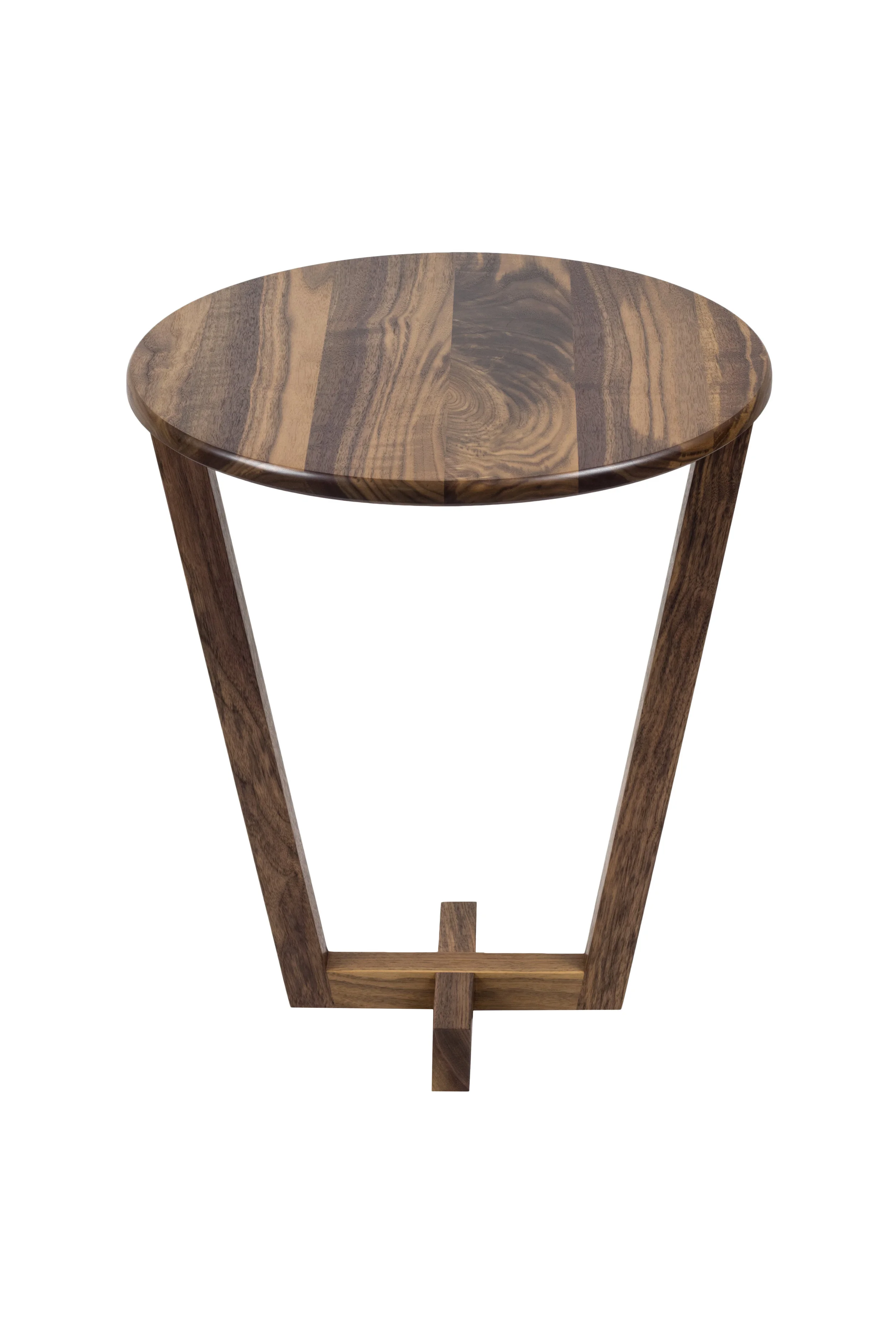 Walnut Illusion Side Table