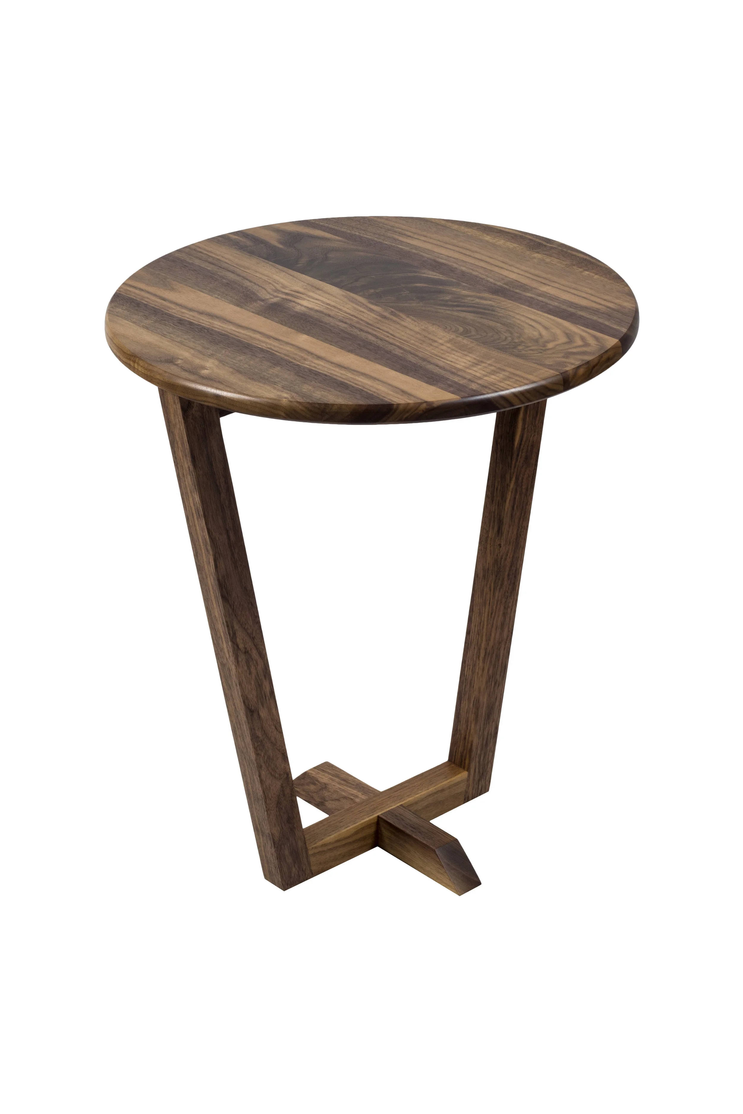 Walnut Illusion Side Table