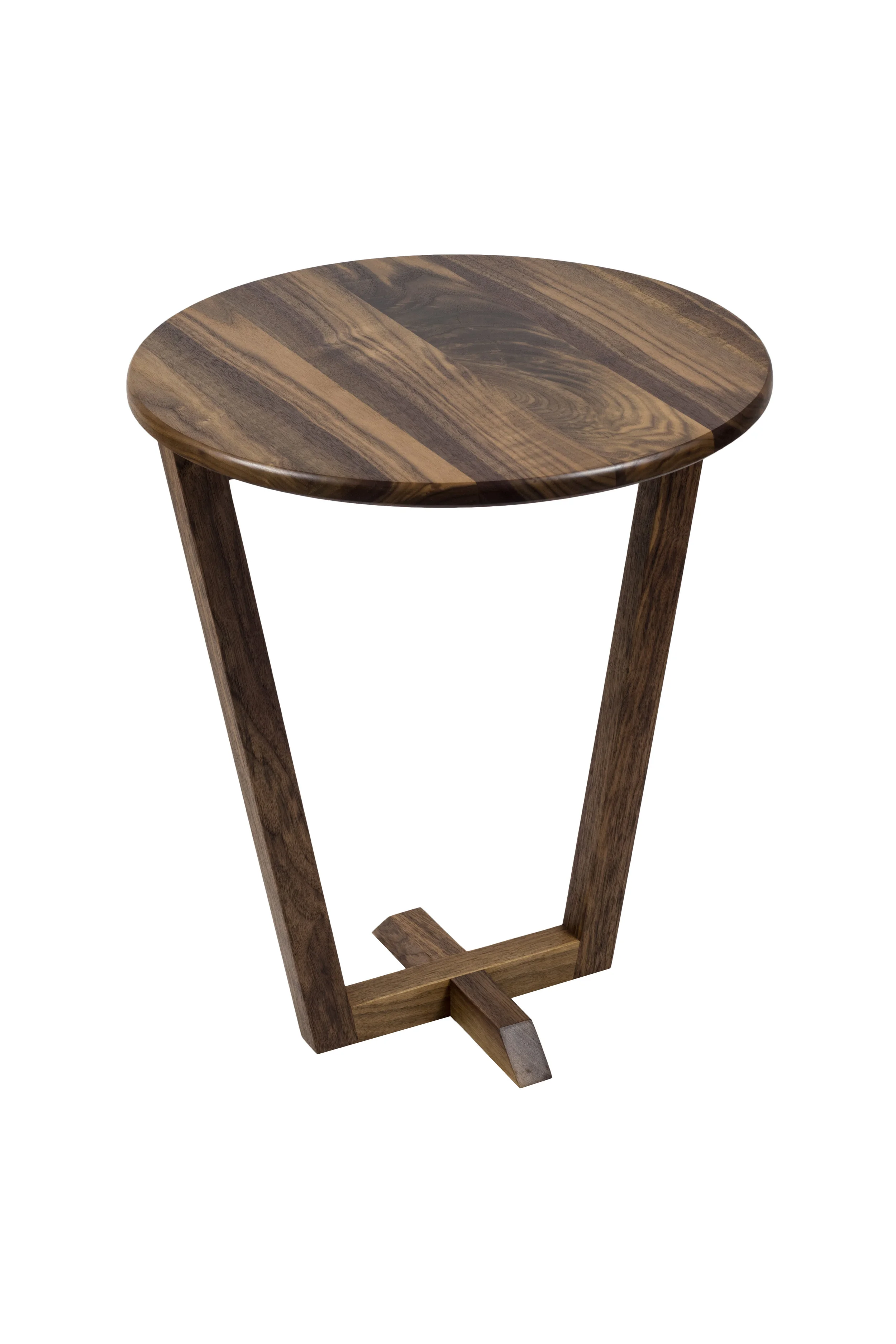 Walnut Illusion Side Table