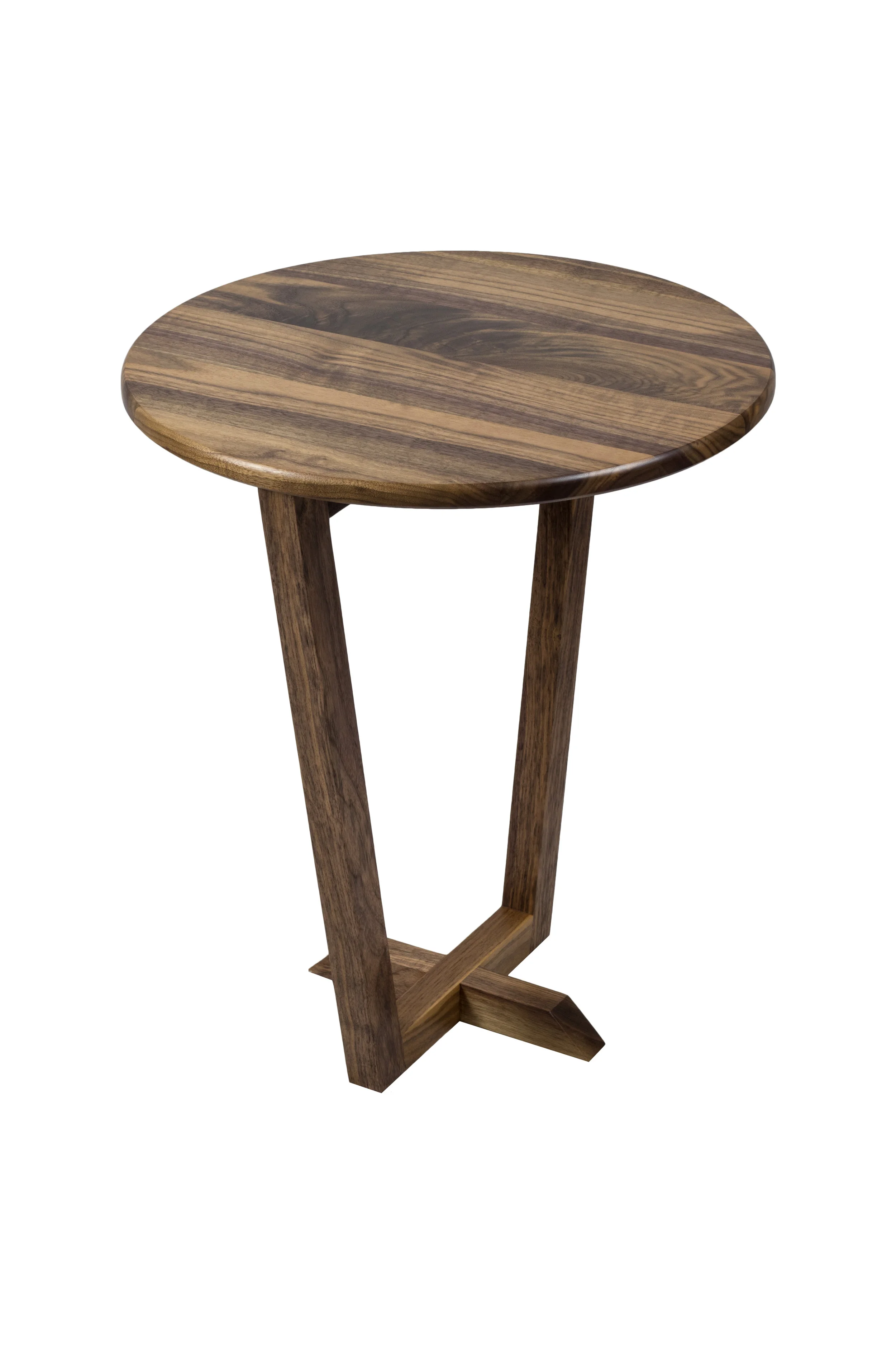Walnut Illusion Side Table