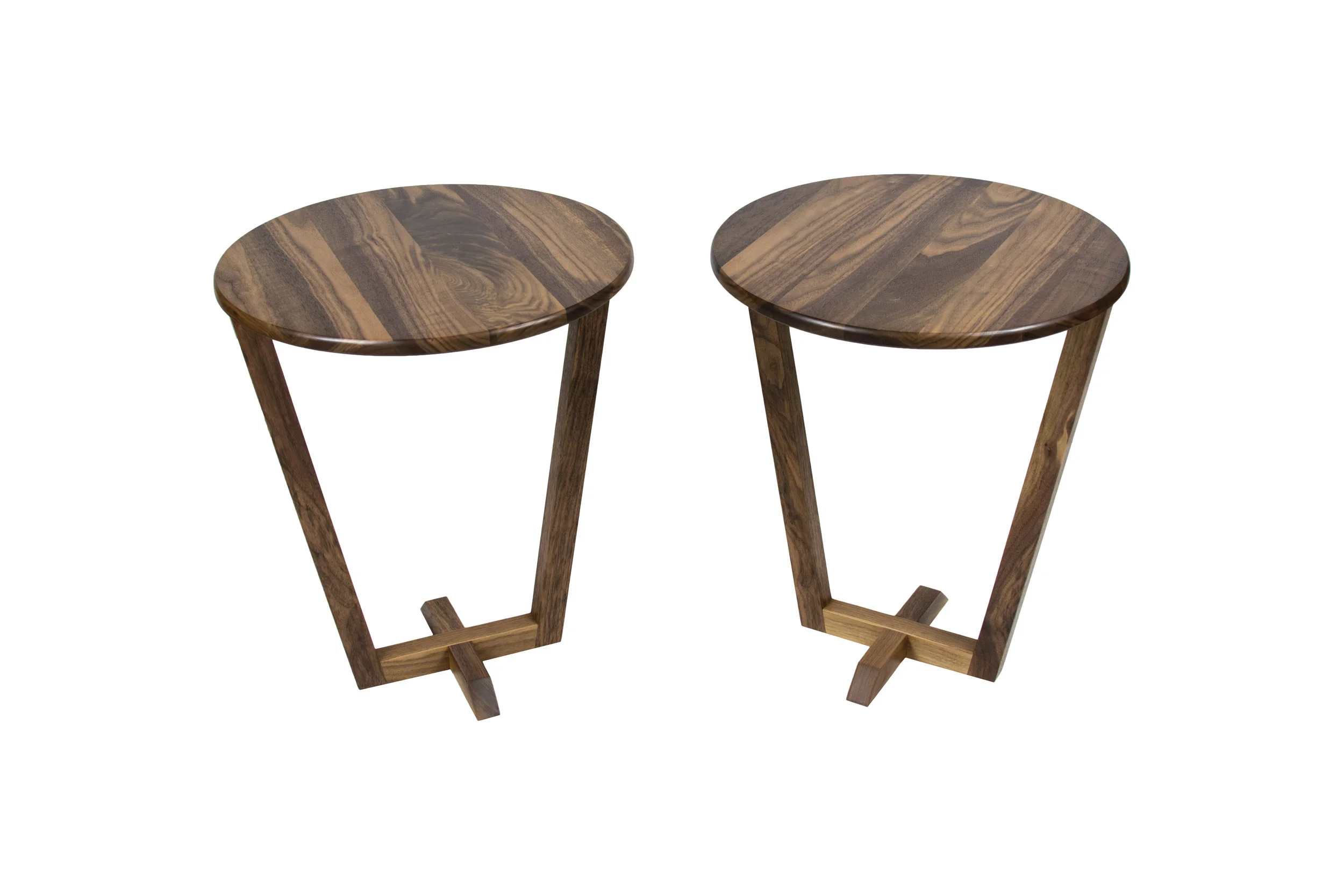 Walnut Illusion Side Table