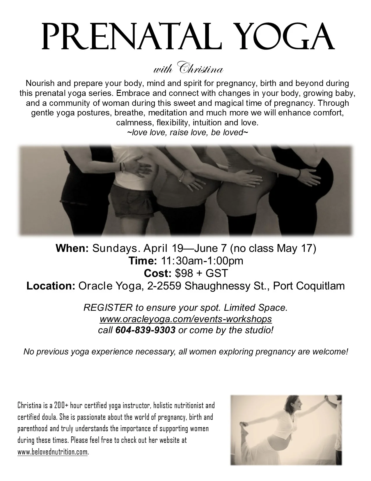 Prenatal Yoga Series