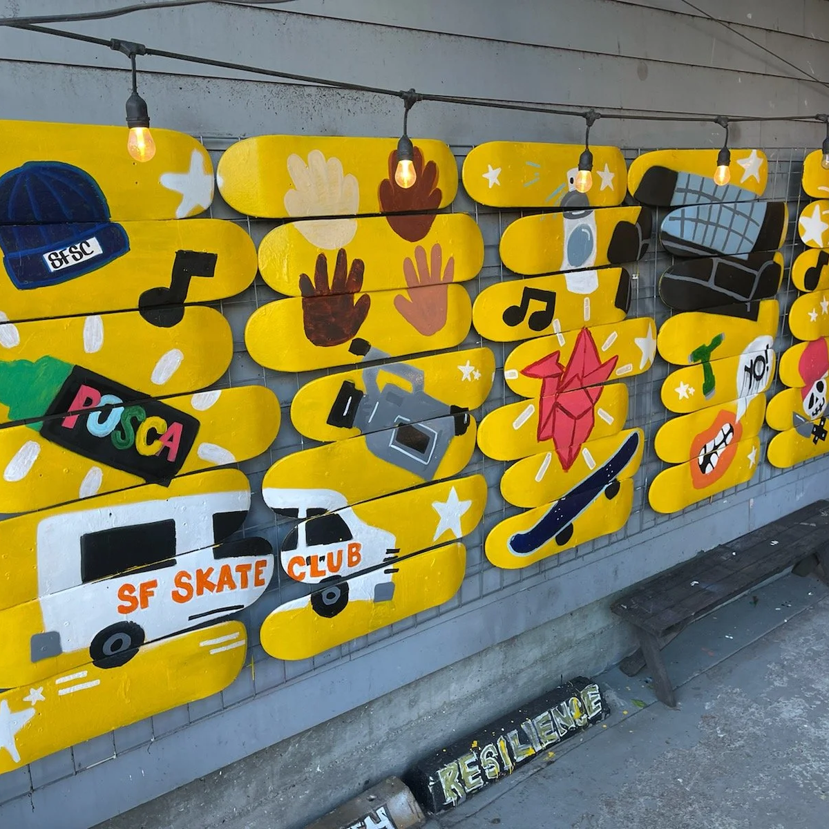 SF Skateclub Mural