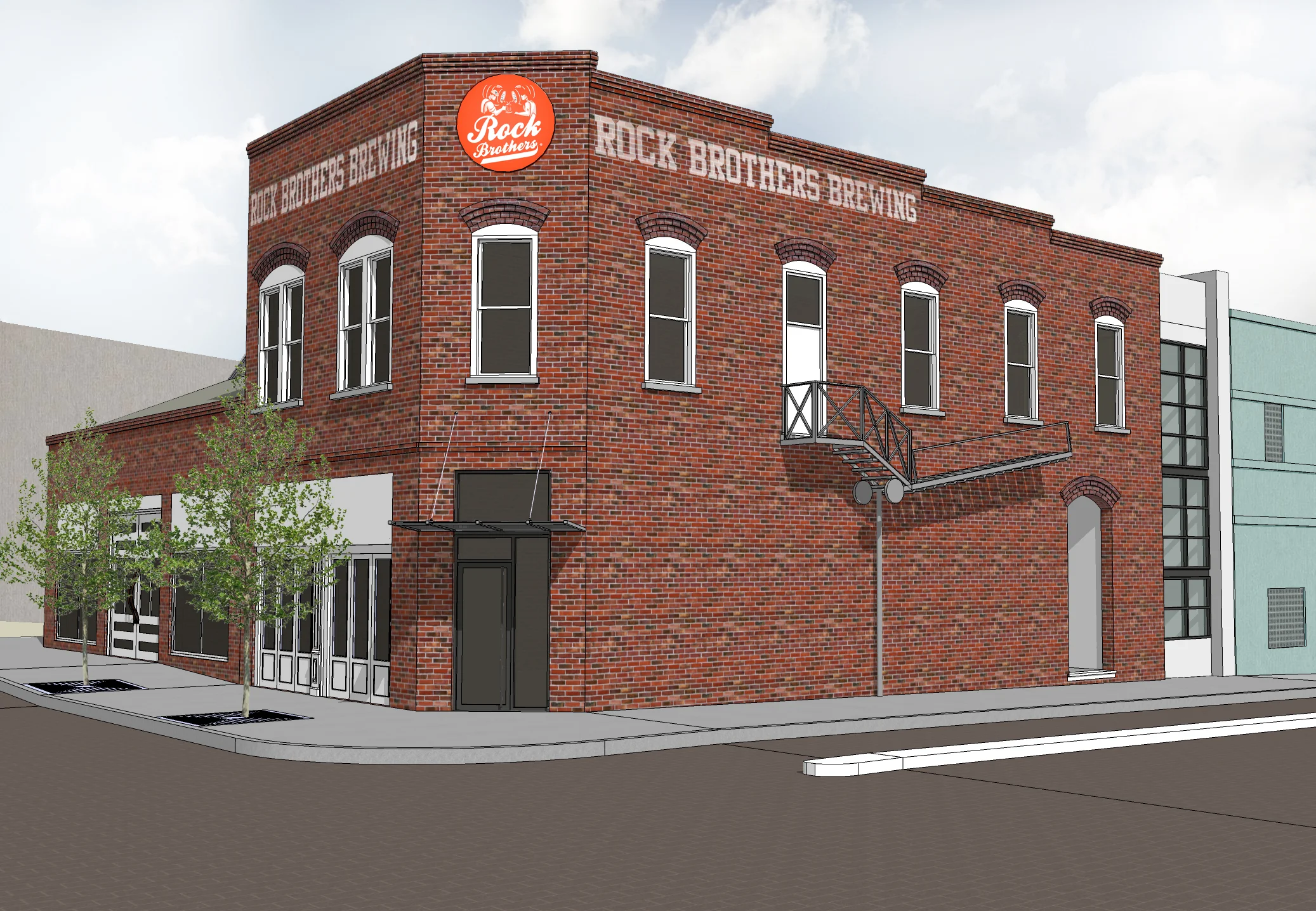 Rendering - Main Entrance