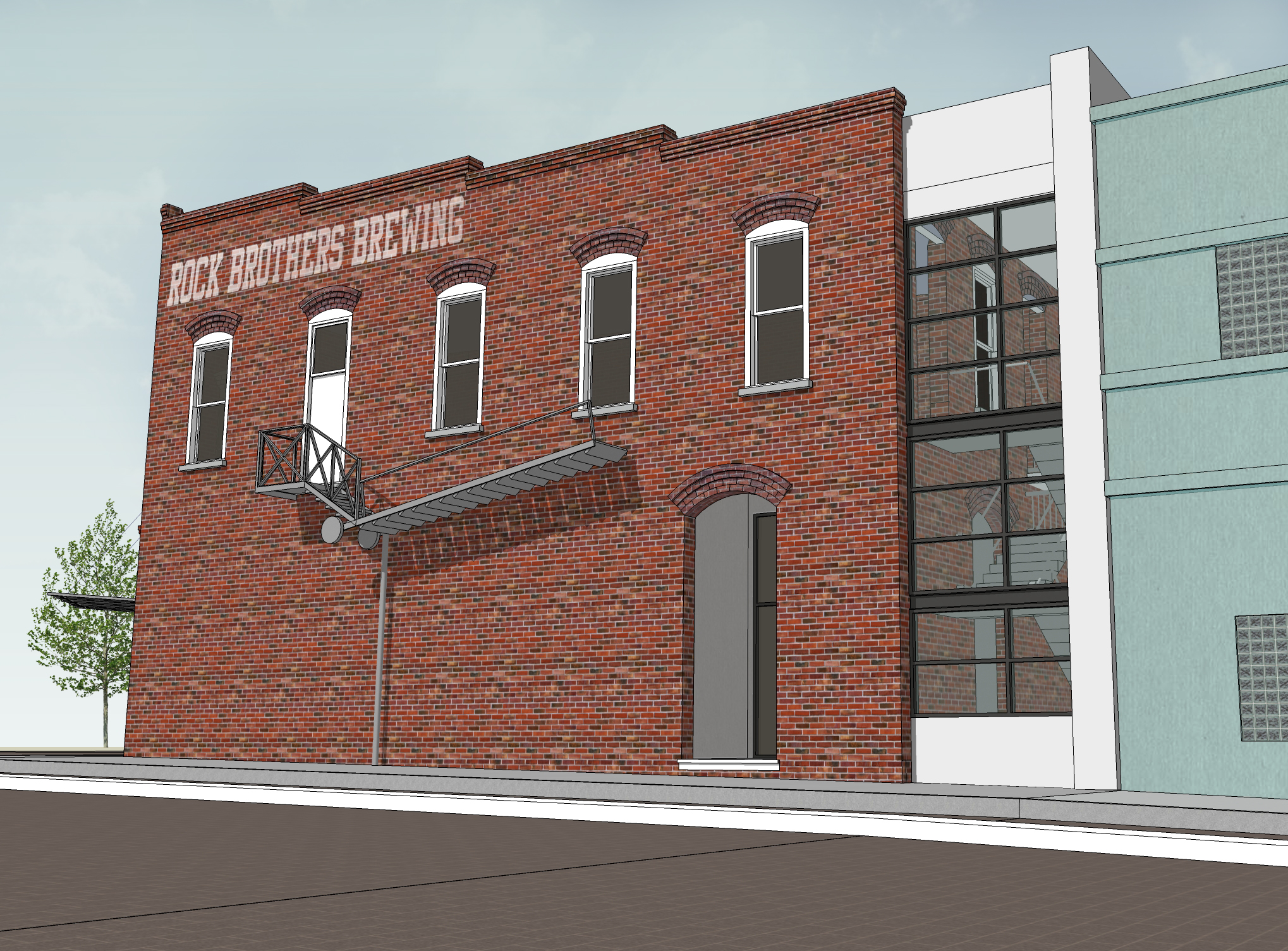 Rendering - South Facade