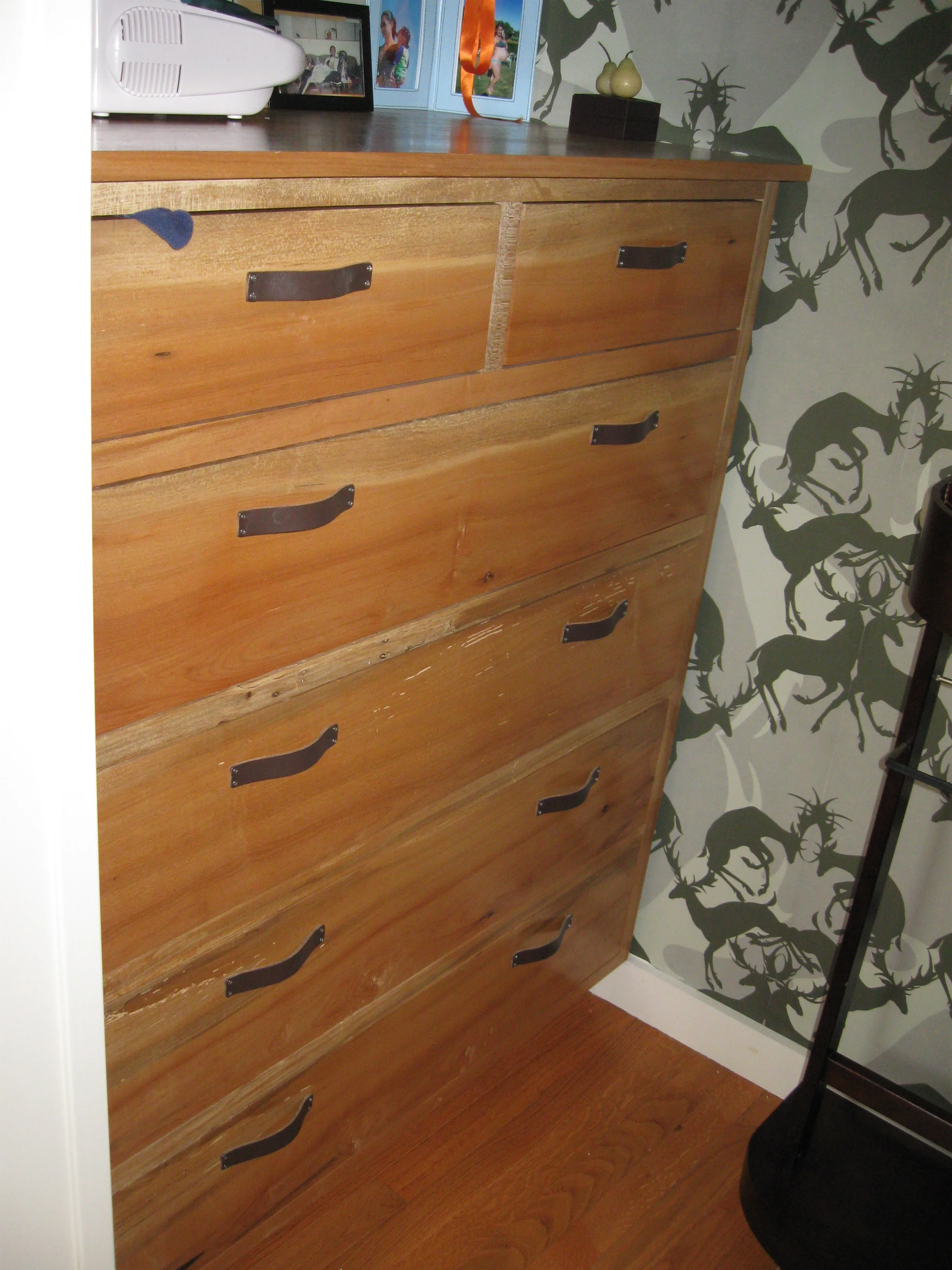  Custom dresser done in maple off the estate. 