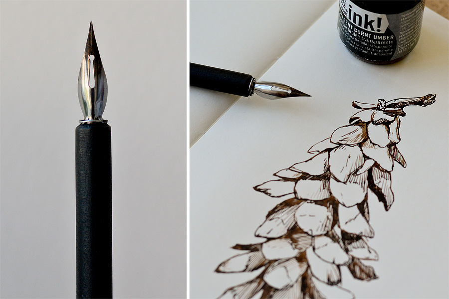 A Guide to Dip Pens and Drawing Inks
