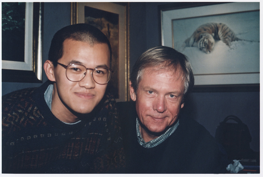 circa 1995. I don't remember much from this day except for the massive lines of people with prints and books for Bob to sign. 