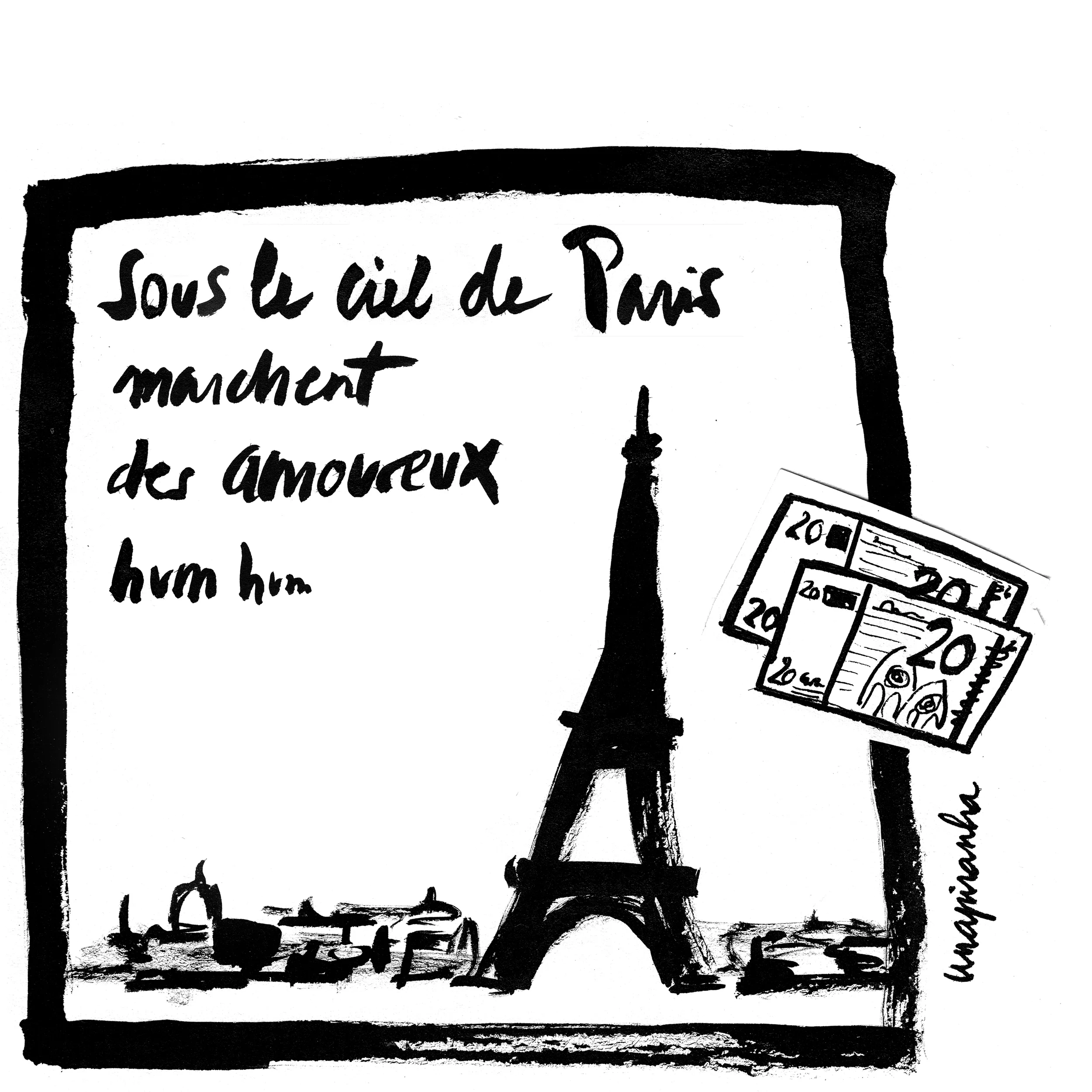 15- Volver a París con algo más de 20€ de presupuesto 15- Return to Paris with a budget over 20€