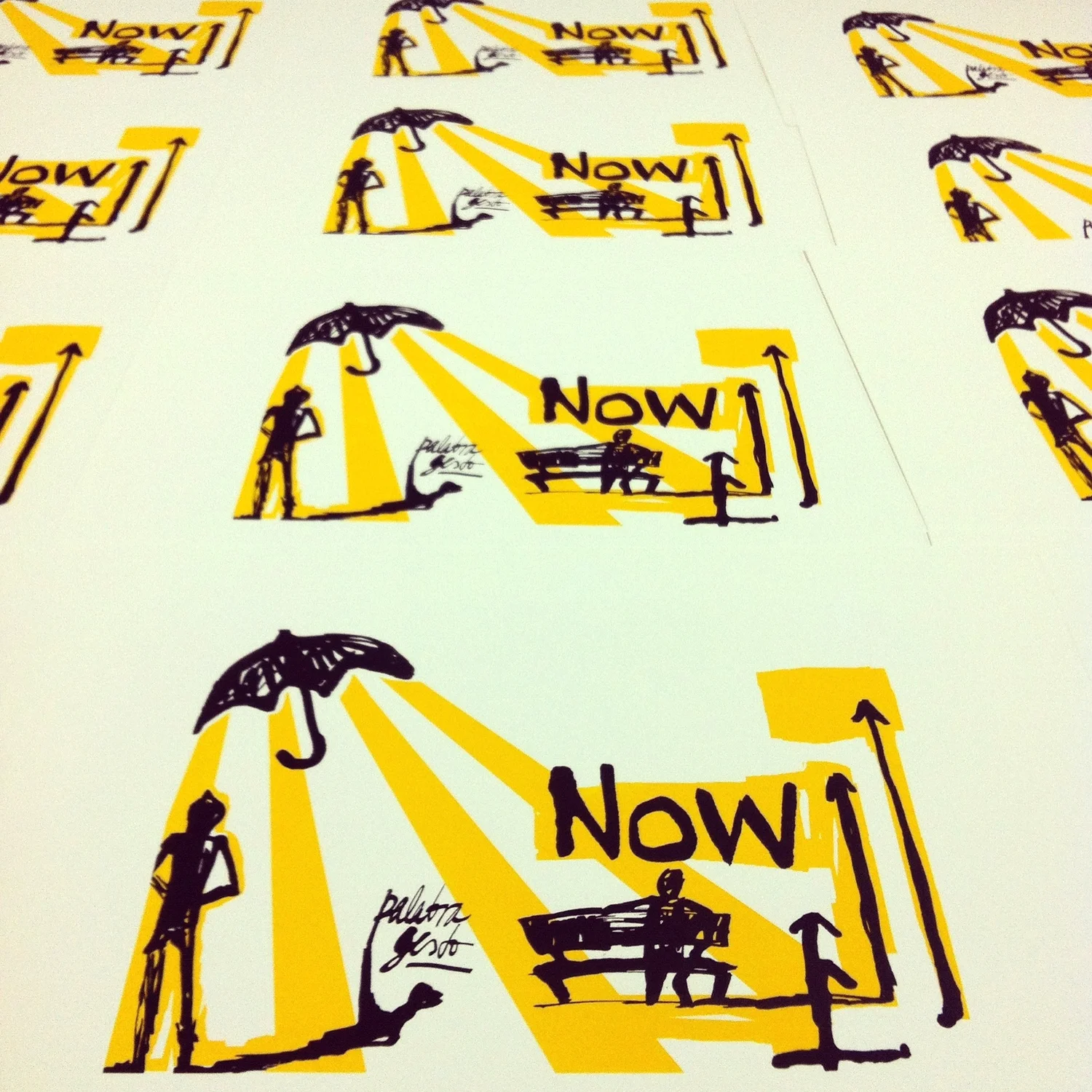 GET UP. Serigrafía. Serie de 7 / Silkscreen . Edition of 7 42x29,7cm
