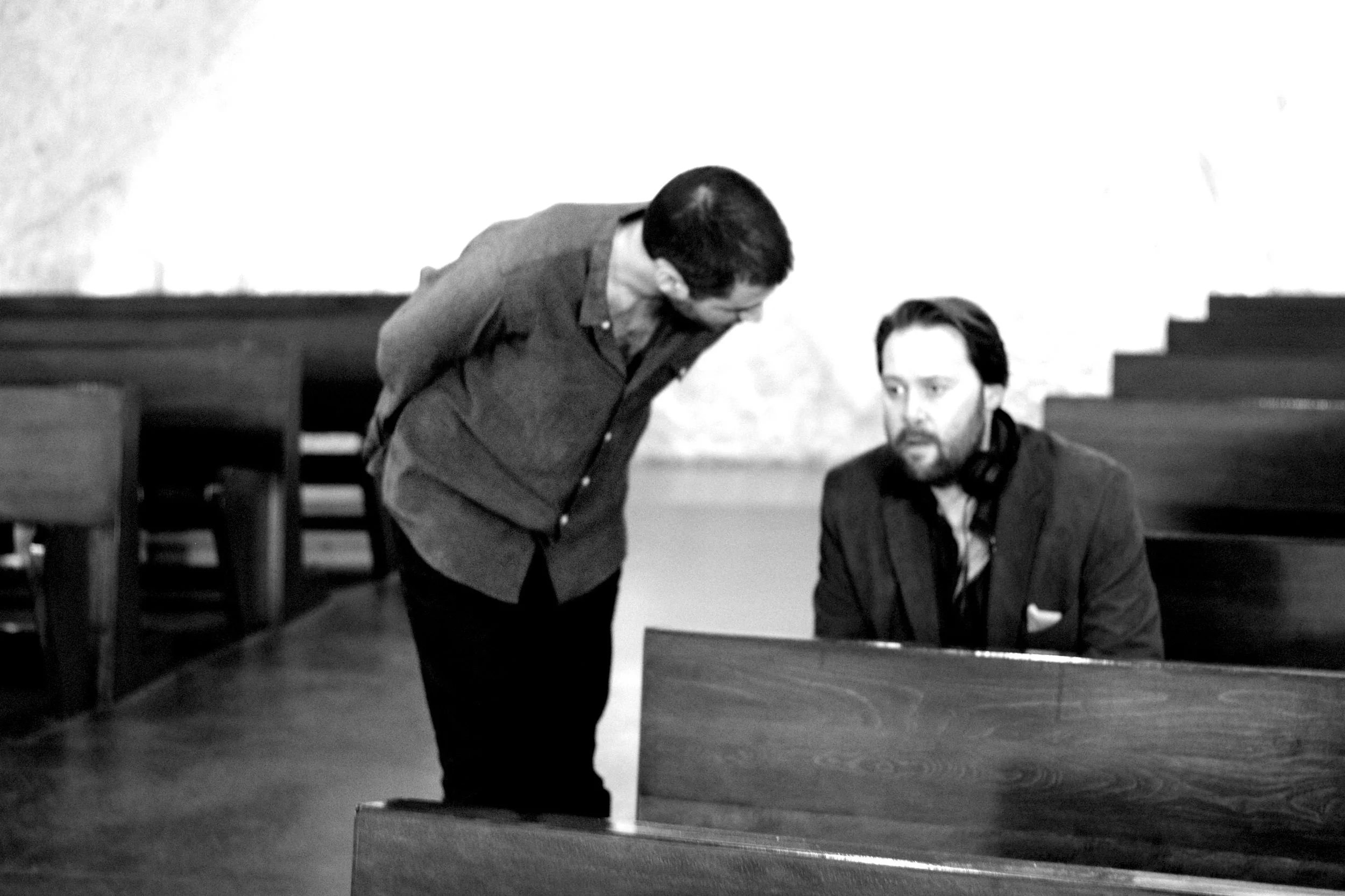 Behind the scenes photo of Ben Cura and Christian McKay © Tough Dance Ltd. All Rights Reserved