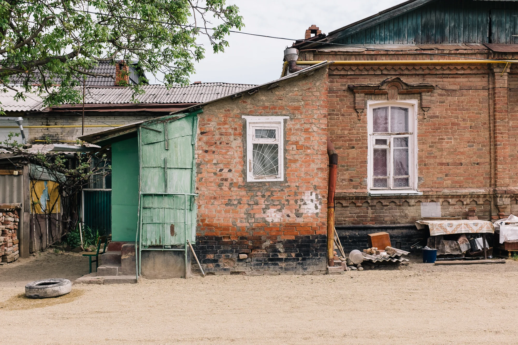 Quartier résidentiel de la ville d’Armavir au sud de la Russie.