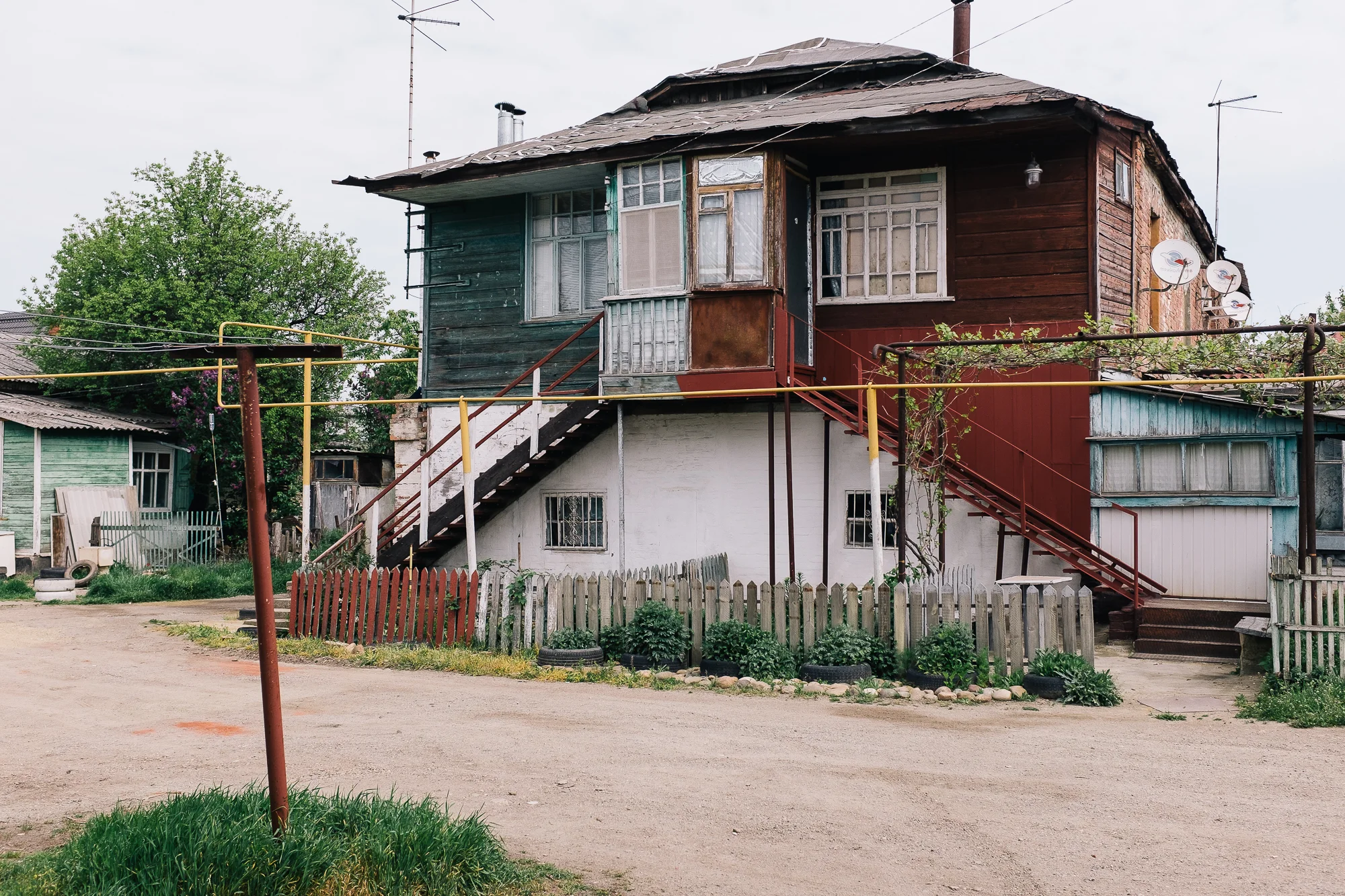 Quartier résidentiel de la ville d’Armavir au sud de la Russie.