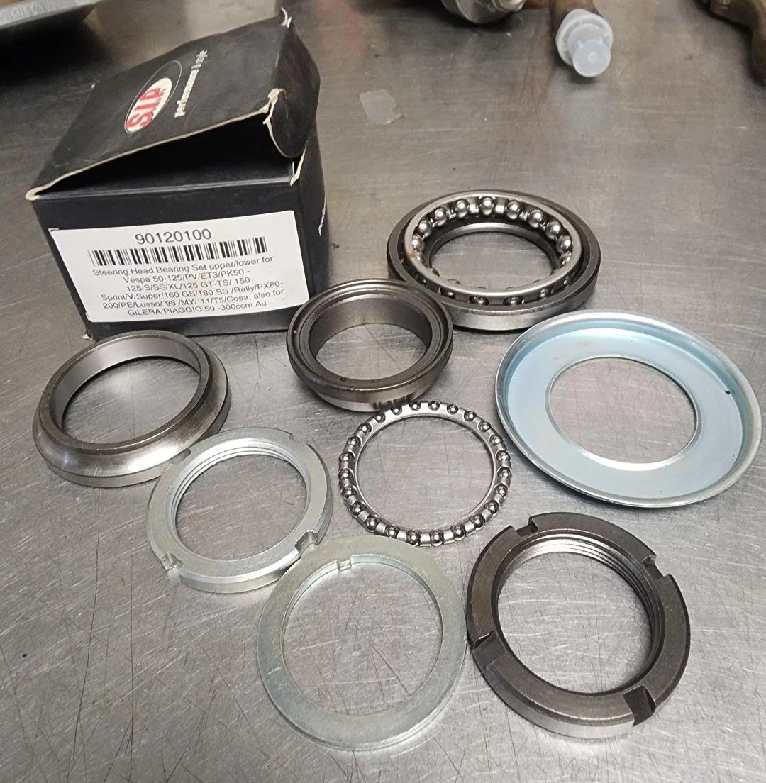 vespa Steering Head Bearing Set SIP PREMIUM upper/lower