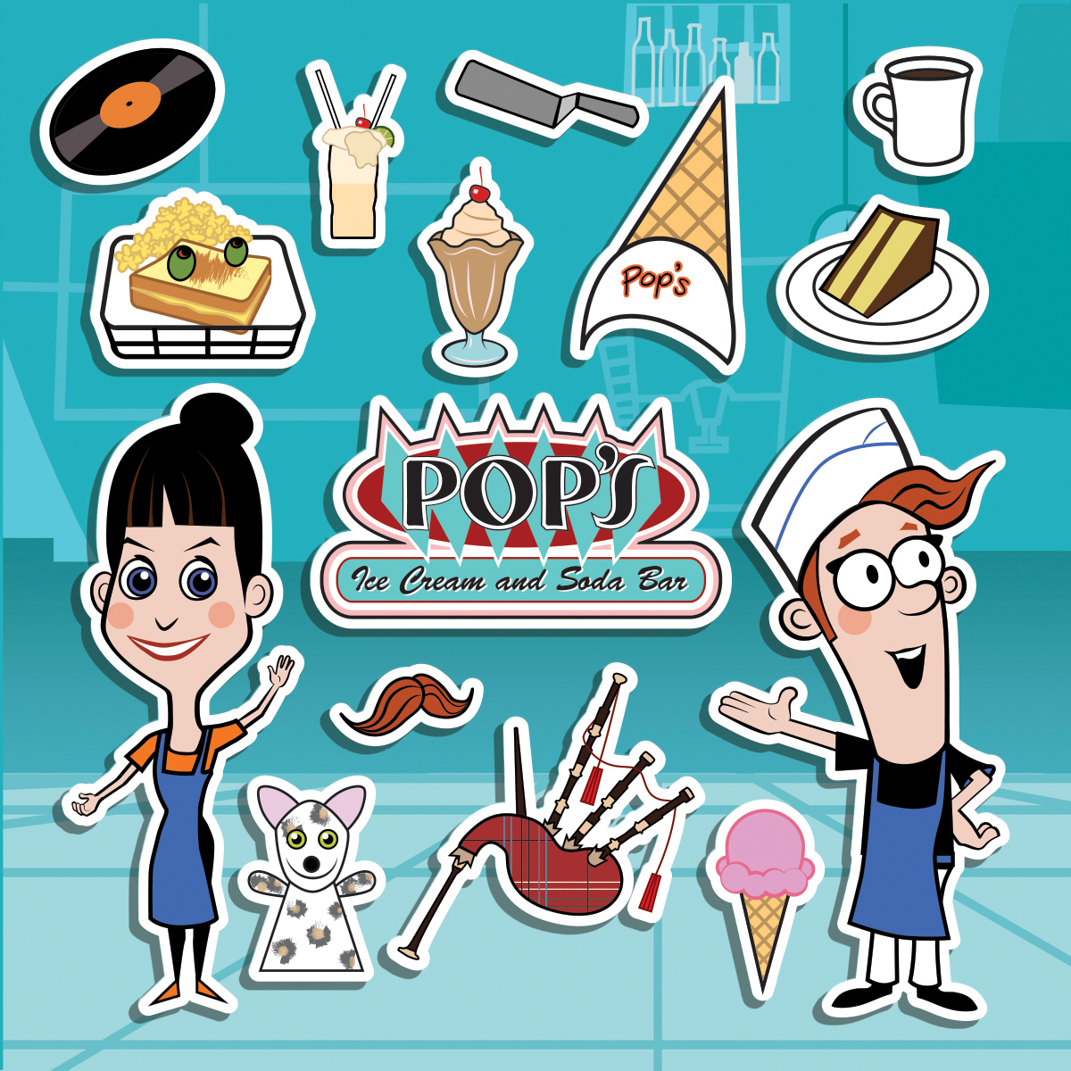 Pop's Fun Pack - Character Design