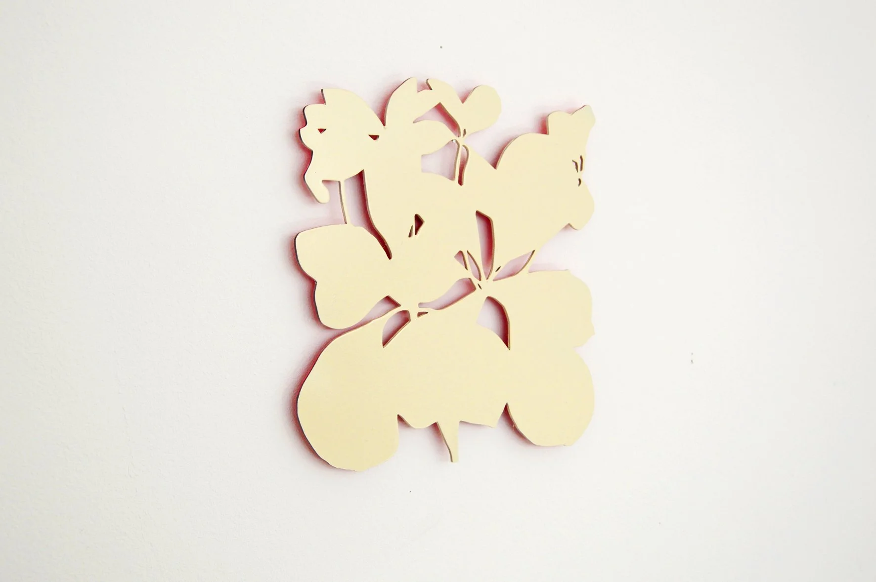 Glowing plant - beige_neonpink