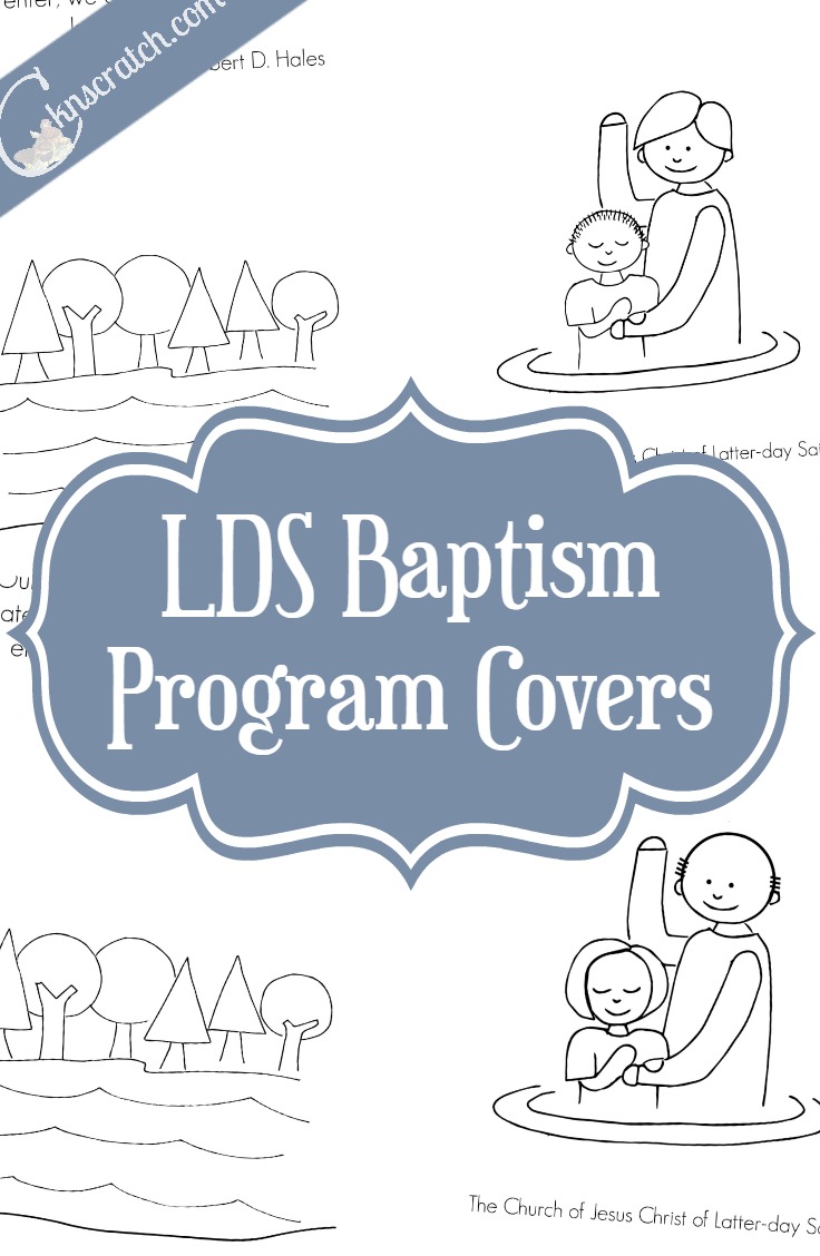 Love this! Free LDS baptism covers (plus great gift ideas)